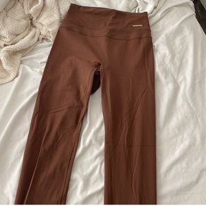 Whitney Simmons X Gymshark leggings - brown